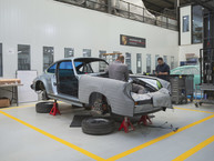 Drive Straat - 1982 Porsche 911 SC Polar Silver WP0AA0913CS121417 Restoration - Assembly